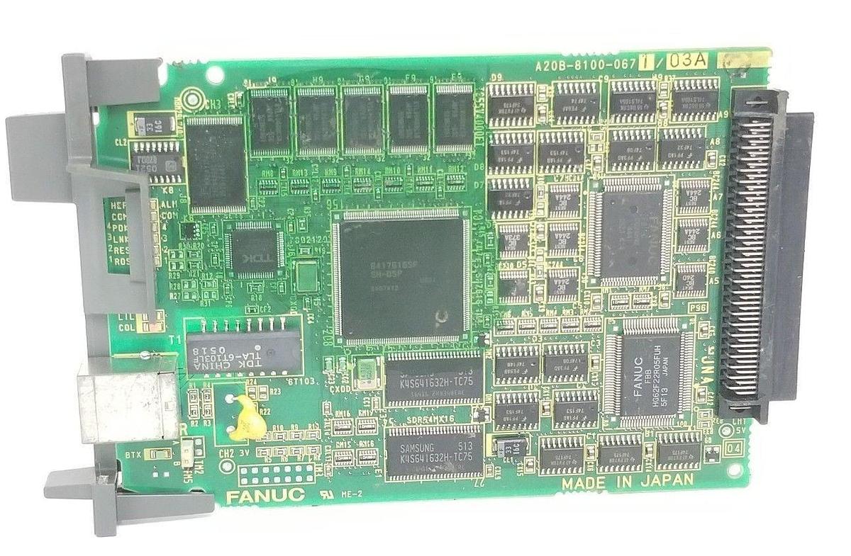 Used FANUC A20B-8100-0671 /03A ETHERNET COMMUNICATION BOARD A20B81000671/03A