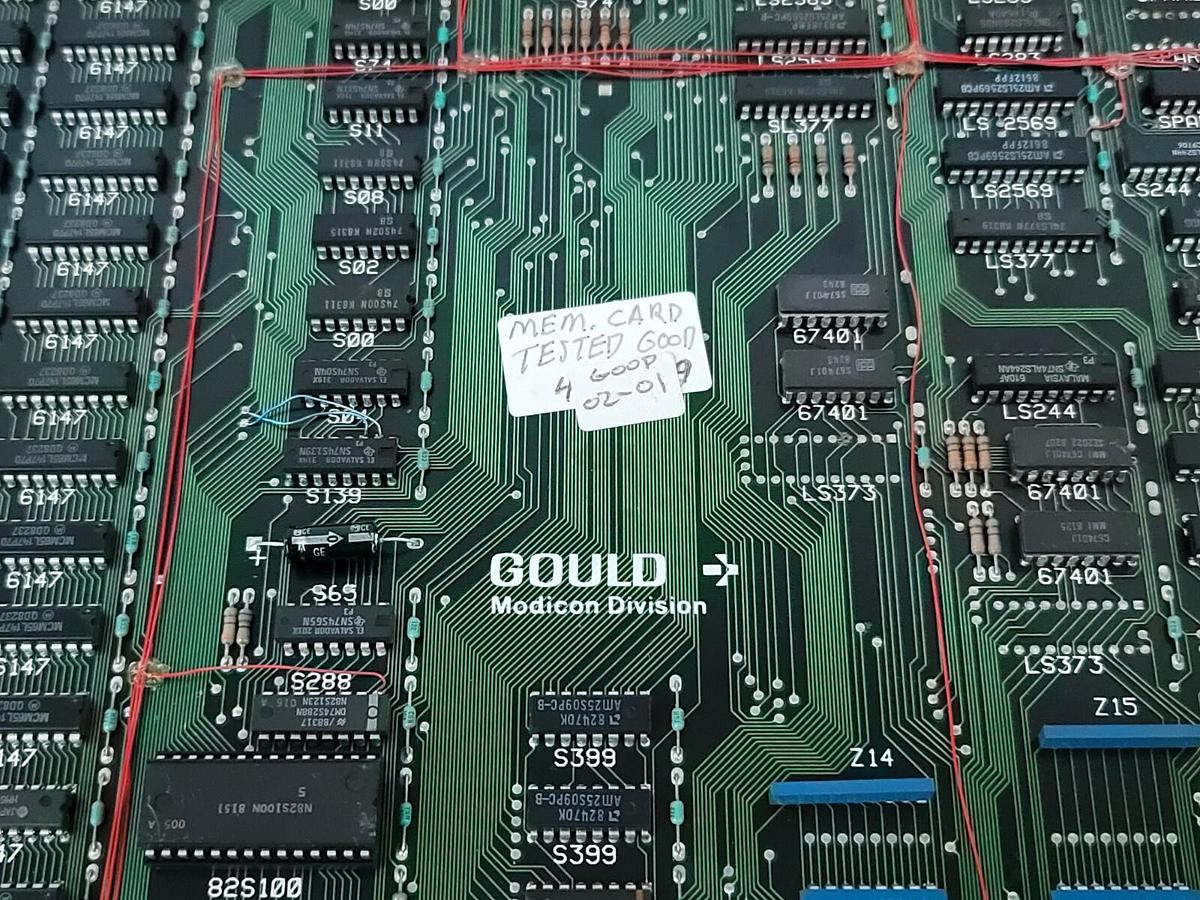 Used GOULD / MODICON AS-506P-F-32 MEMORY BOARD REV. C21 M506-000 REV. C