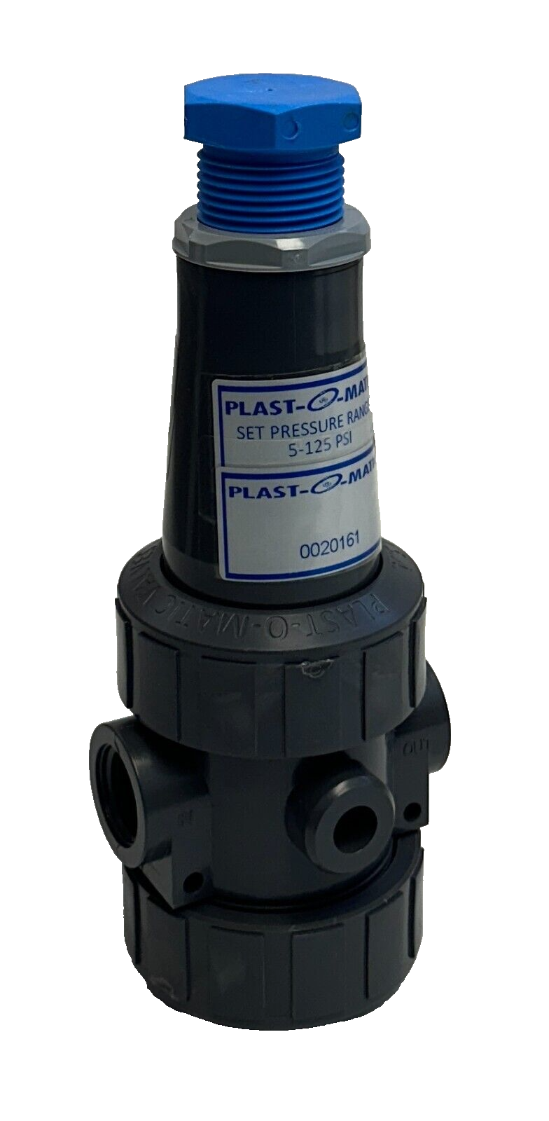 Used PLAST-O-MATIC PRHM050EP-PV / PRHM050EPPV PRESSURE REGULATOR 1/2'' PRHM NSNP
