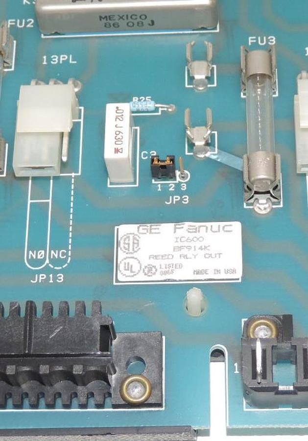 Used GE FANUC IC600-BF914K OUTPUT MODULE REED RELAY FAB. NO. 44A723655-001 R01/1