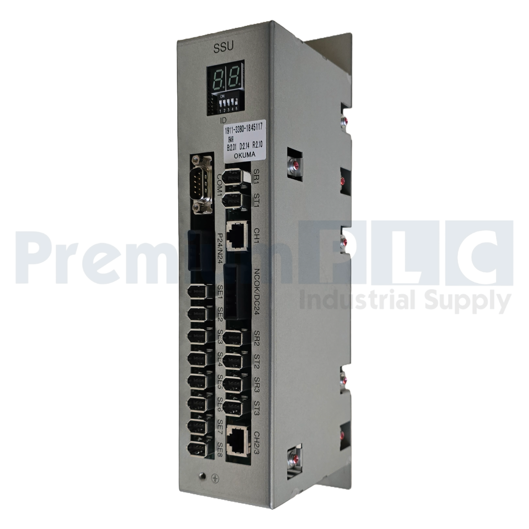Used OKUMA SSU 1911-3380 B:2.01 D:2.14 R:2.10 SERVO/SLAVE UNIT U3380-0911-001-01 NSNP