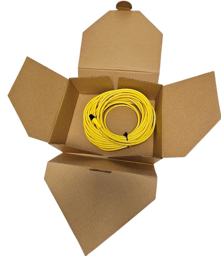 Used NIB ALLEN BRADLEY 889D-F4ACDM-15 QD CORDSET 4-PIN 15M 889DF4ACDM15 SER. B