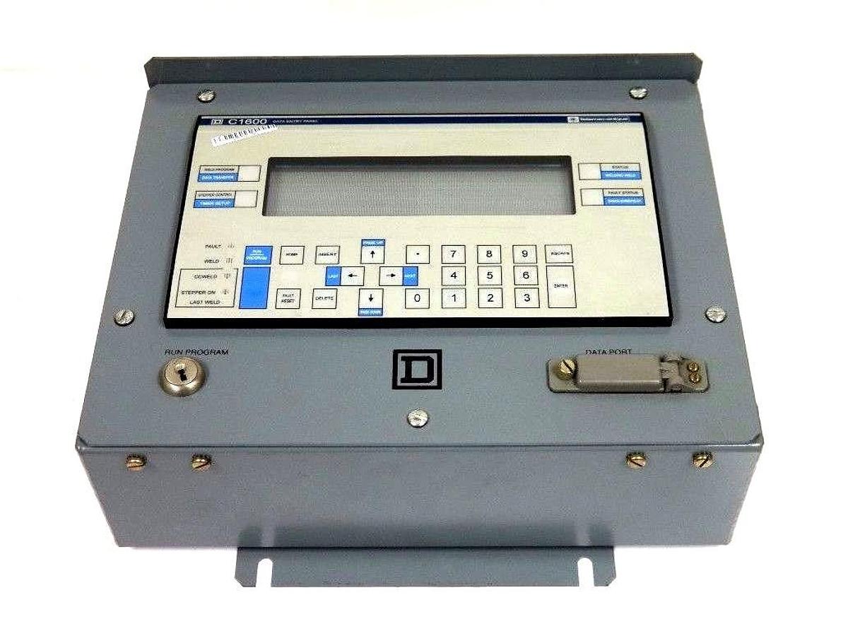 Used SQUARE D 52046-170-50 V.1.02 C1600 DATA ENTRY PANEL CCX 17 W81491349 5204617050