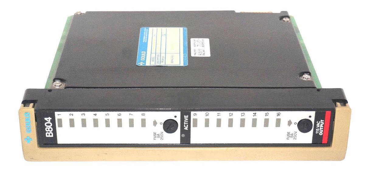Used MODICON AS-B804-016 115VAC OUTPUT MODULE, REV M, ASB804016