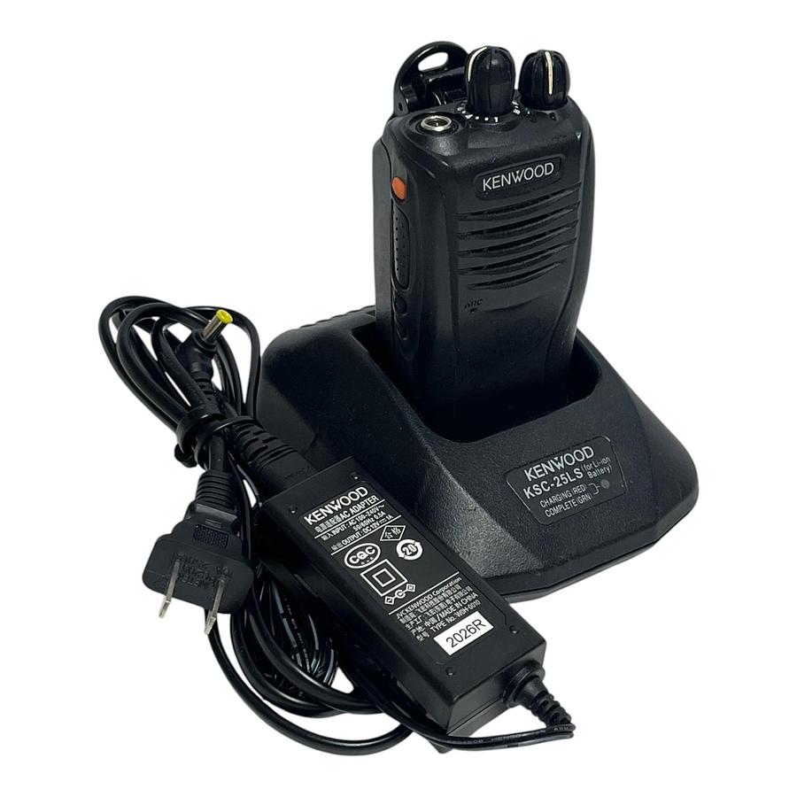 Used Kenwood TK-3360-K UHF Radio KSC-25LS Charger Midport MKNB26 Battery *No Antenna*