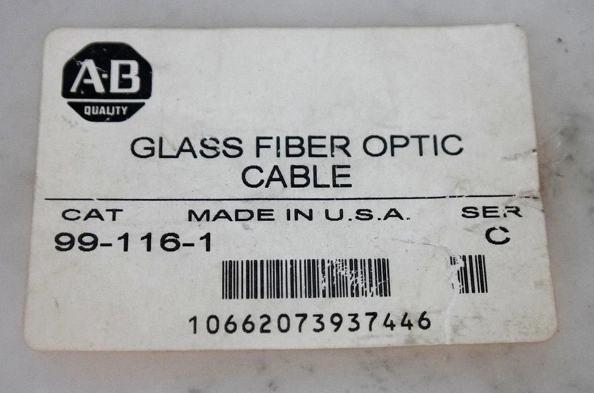 Used LOT OF 4 NEW ALLEN BRADLEY 99-116-1 SERIES C GLASS FIBER OPTIC CABLES 991161