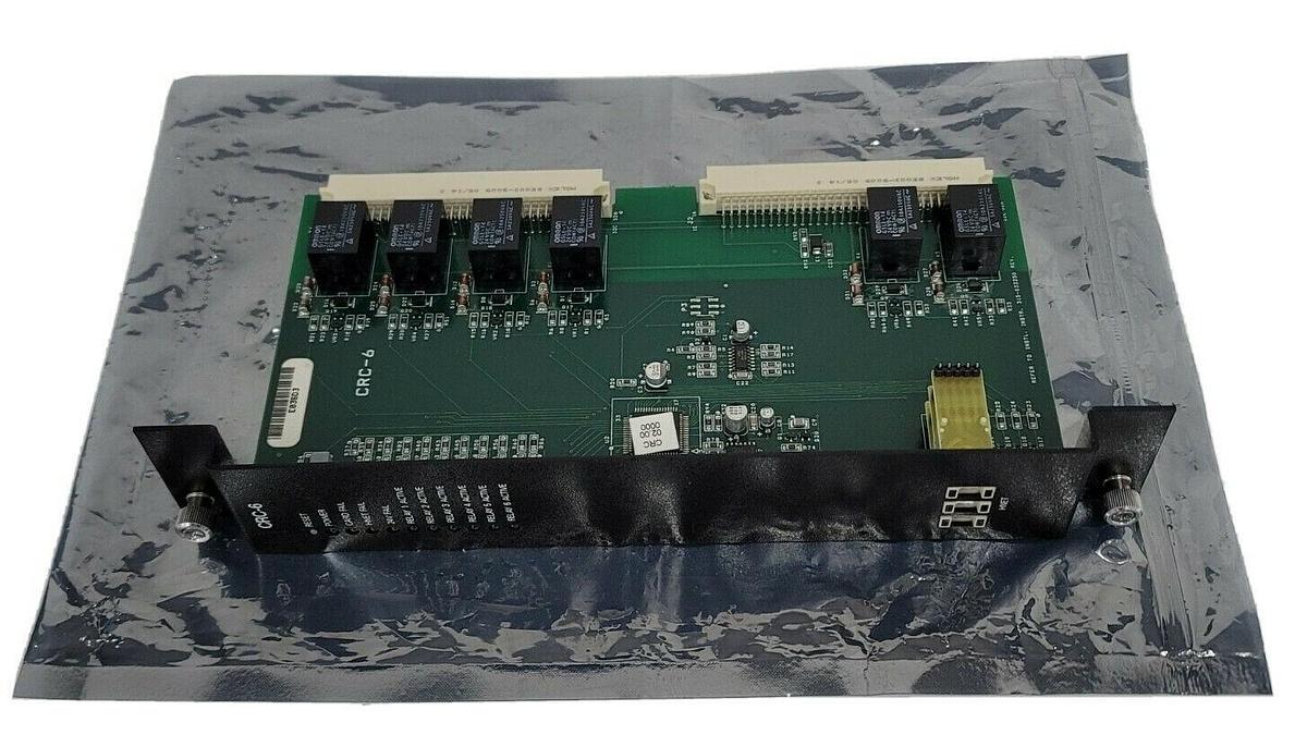 Used NEW SIEMENS 500-033250 CRC-6 FIRE ALARM RELAY CARD REV. 02.00 500033250 CR6
