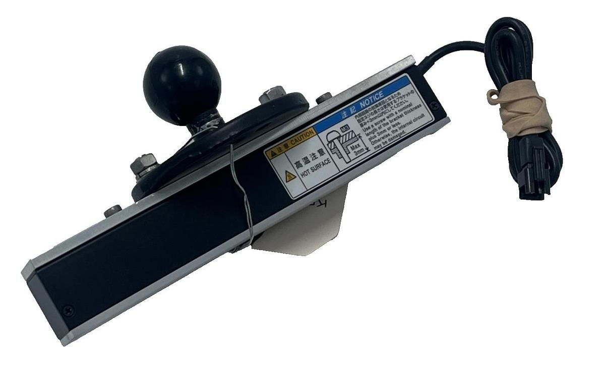 Used KEYENCE CA-DBB13 LED BLUE LIGHT BAR OP-42282 DIFFUSION PLATE & 1" RAM BALL MOUNT