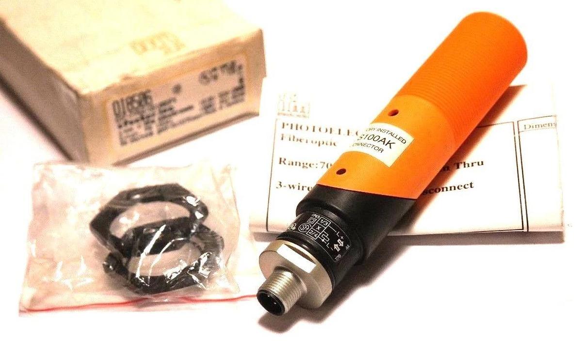 Used NIB IFM EFECTOR OI8506 PHOTOELECTRIC SENSOR OIF-FPKG/US100DPX O15019