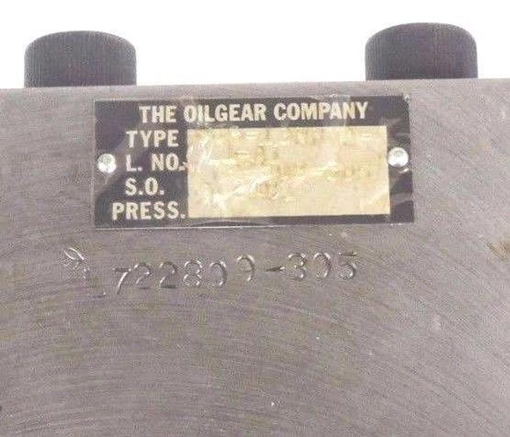 NEW OILGEAR COMPANY C09-13NNNN-VU-A1, L NO. L722809-305