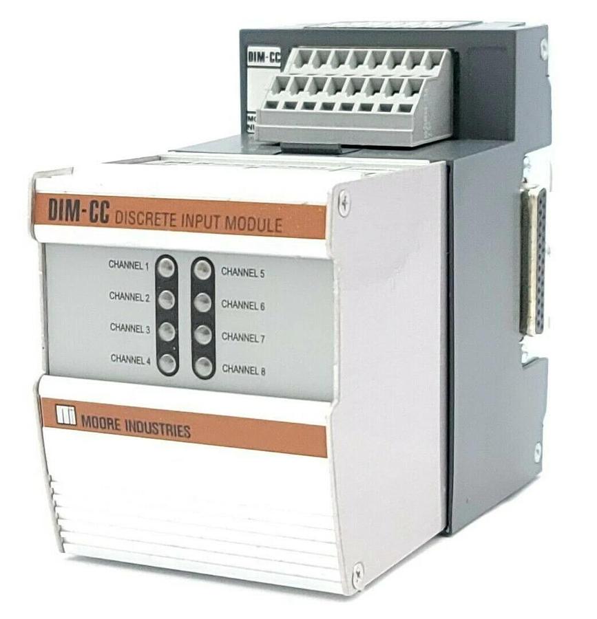 NEW MOORE INDUSTRIES DIM/IO/CC8/IP DIM-CC DISCRETE INPUT MODULE