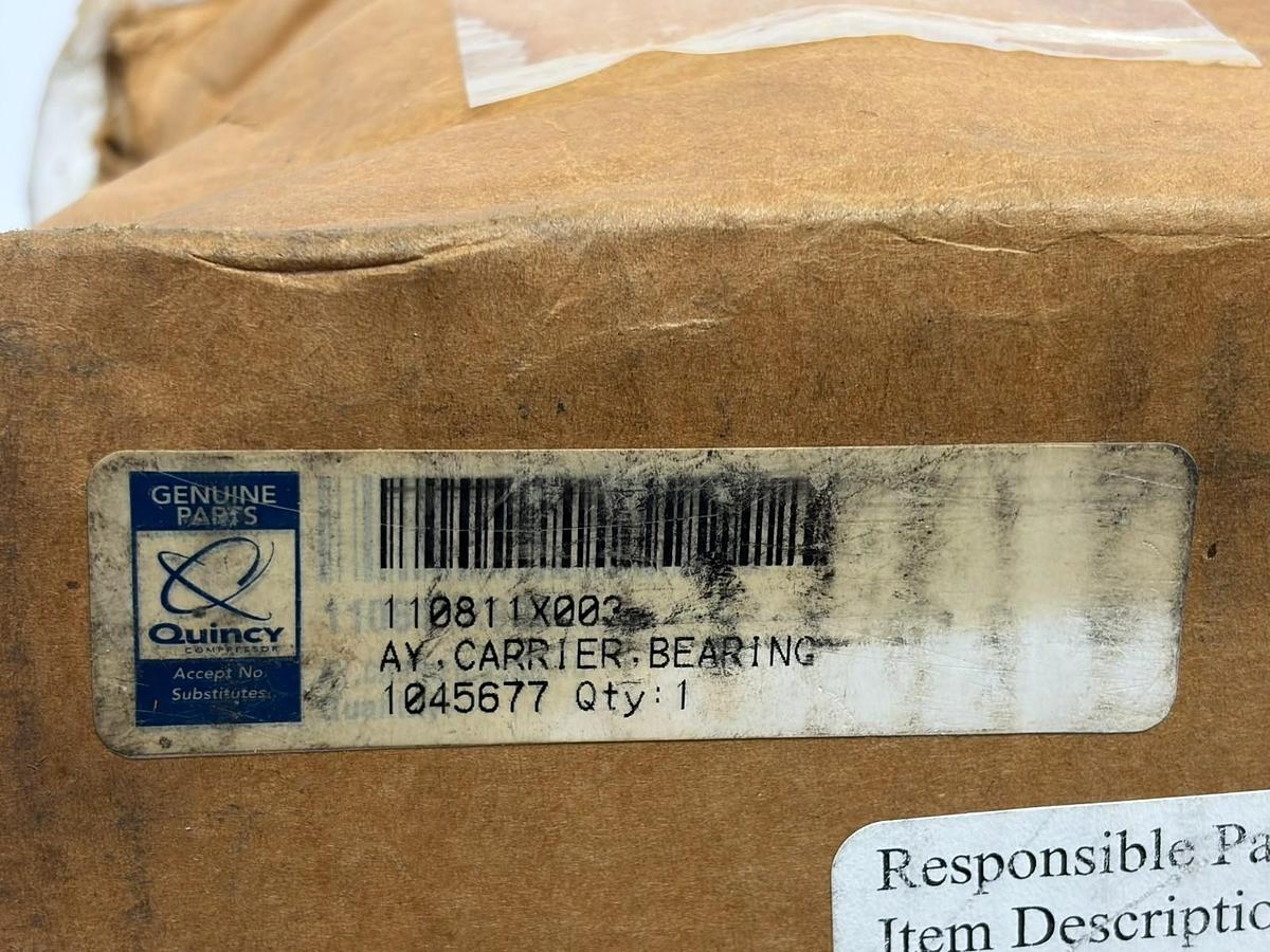 Used Quincy Compressor 110811X003 Bearing Carrier Assembly Kit O-Rings Filter New