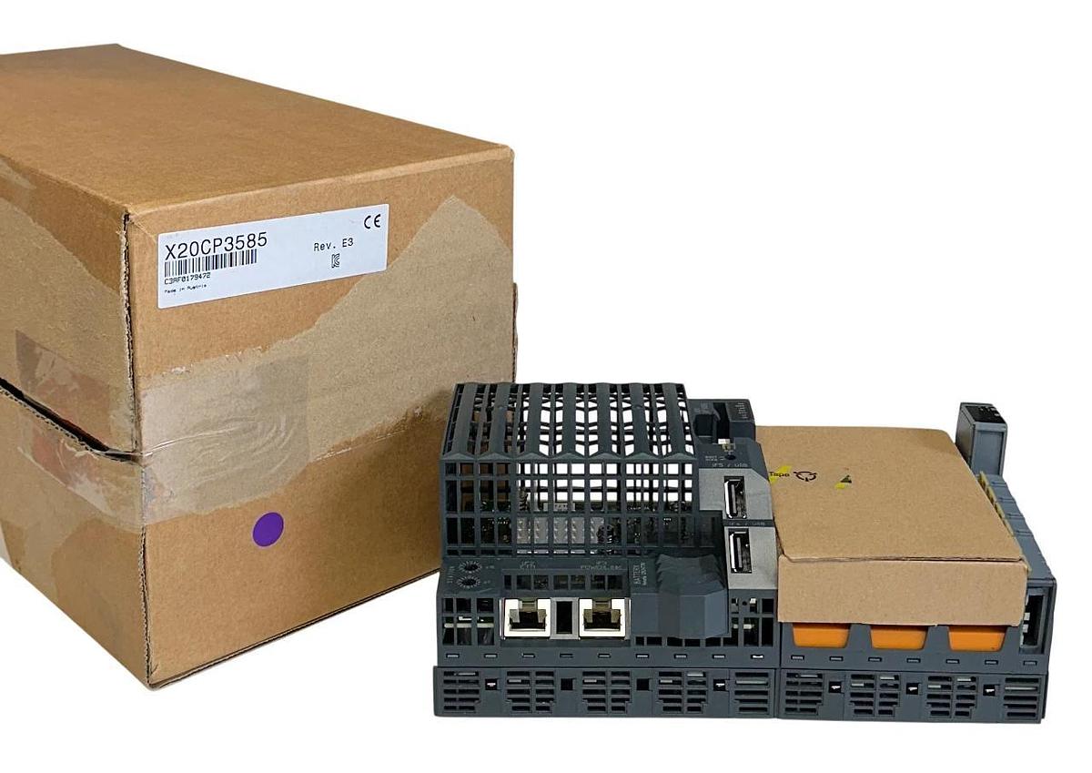 B&R X20CP3585 X20 EtherNet CPU Controller Module Intel Atom 1.0 GHz Rev. E3 NSMP
