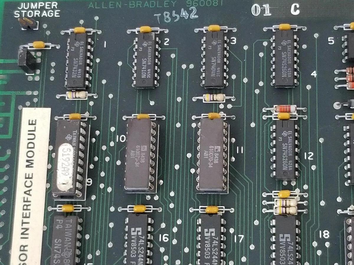 Used ALLEN BRADLEY 1772-LH PROCESSOR INTERFACE MODULE REV. 2 960081 965176-01 1772LH