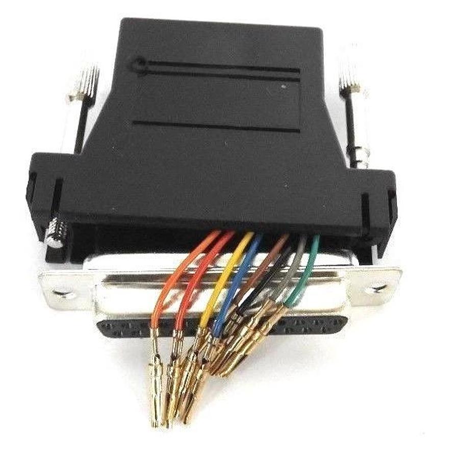 Used LOT OF 39 NEW SPC TECNOLOGY 1596 DB25/RJ45 FEMALE ADAPTERS BLACK