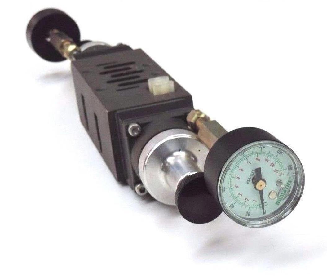 NEW NUMATICS I24RQ115JP00000 REGULATOR VALVE I23RQ100JP00000 W/ 214-103 GAUGES