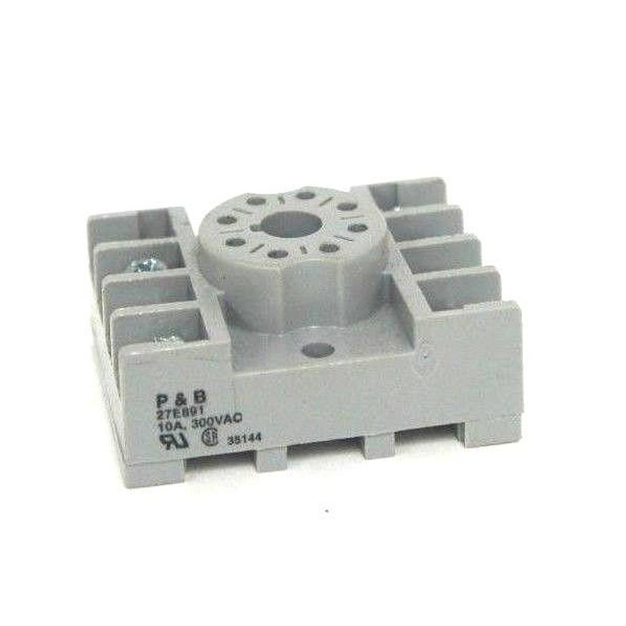 Used POTTER & BRUMFIELD 27E891 RELAY BASE 10A, 300VAC