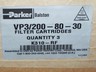 (3) PARKER VP3/200-80-30 FILTER CARTRIDGES QTY: 3 K310-RF VP200 TUBES NEW IN BOX
