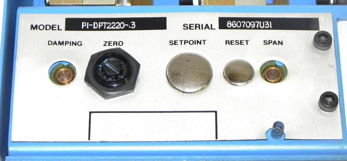 Used BRANDT PI-DPT2220-.3 PRESSURE TRANSMITTER DIFFERENTIAL PIDPT22203
