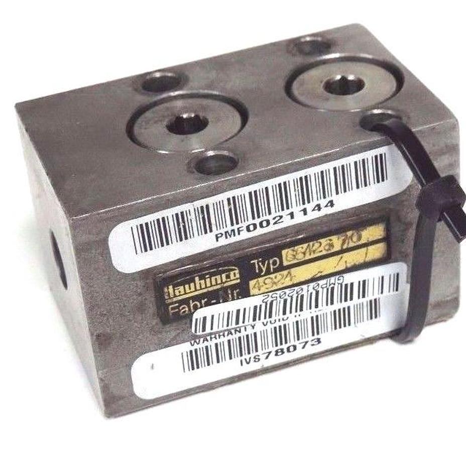 Refurbished REPAIRED HAUHINCO TYPE: 6542670 VALVE FABR-NR 4924