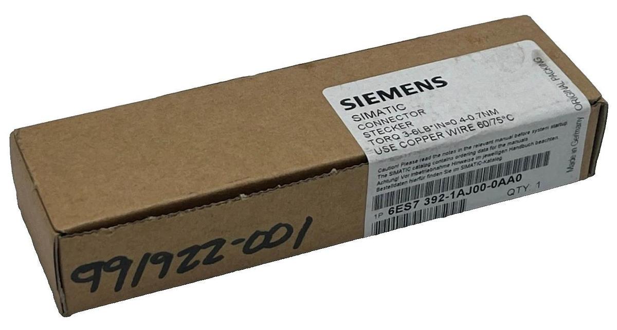 Used Siemens 6ES7392-1AJ00-0AA0 Front Connector 40-Pin for SIMATIC S7-300 Module