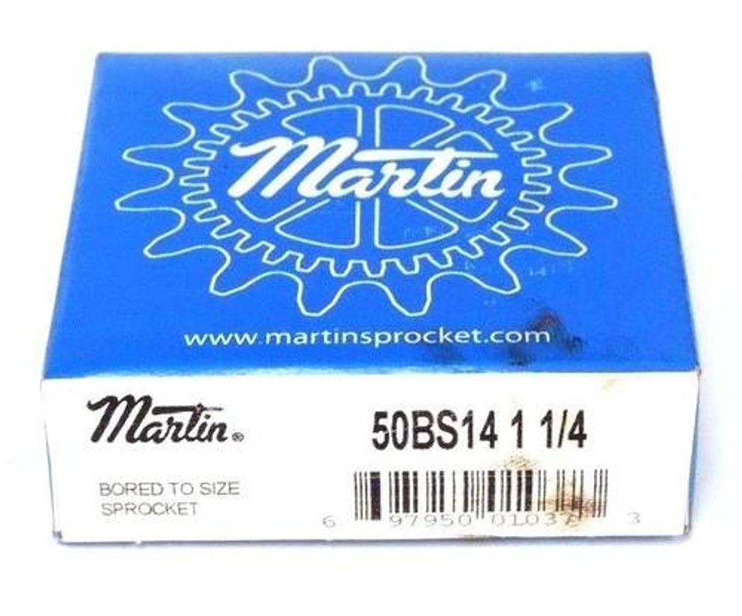 NIB MARTIN 50BS14-1-1/4 SPROCKET 1-1/4" BORE 50BS14114