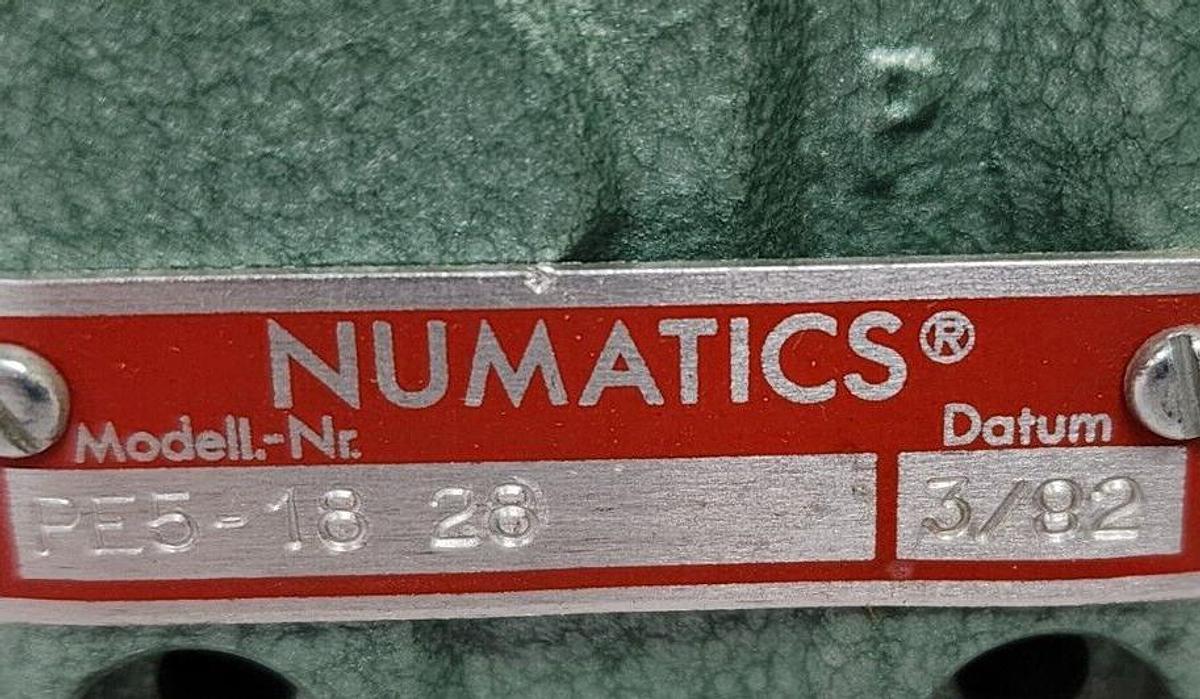 Used NEW NUMATICS PE5-18 20 SELECTOR SWITCH PE51820