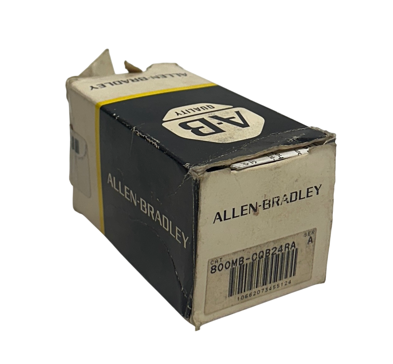 Used ALLEN BRADLEY 800MB-CQB24RA /A BULLETIN 800MB ILLUMINATED PUSHBUTTON RED NSMP