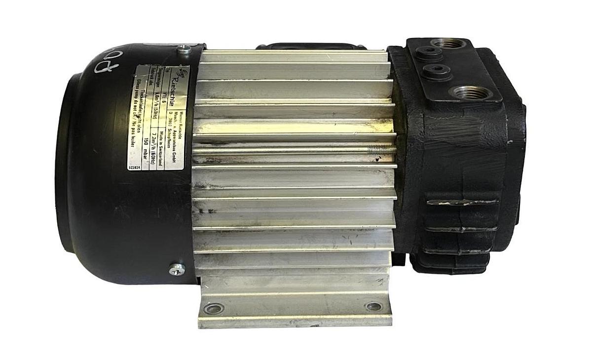 Used WERIE RIETSCHLE VTE6 / WB63B2STP / 105304 PICOLINO OILLESS ROTARY VACUUM PUMP