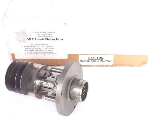 Used VIC LEAK DETECTION 651-106 ION-QUAD SOURCE 651106