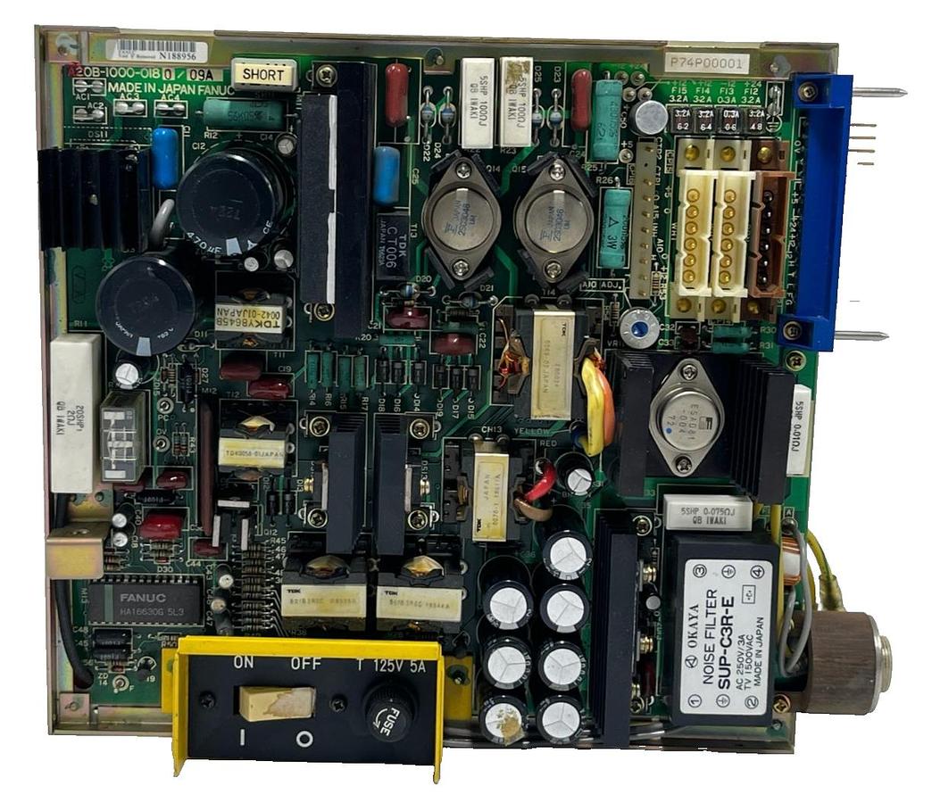 Used FANUC A20B-1000-0180/09A Power Supply Circuit Board A20B-1000-0180 Repaired