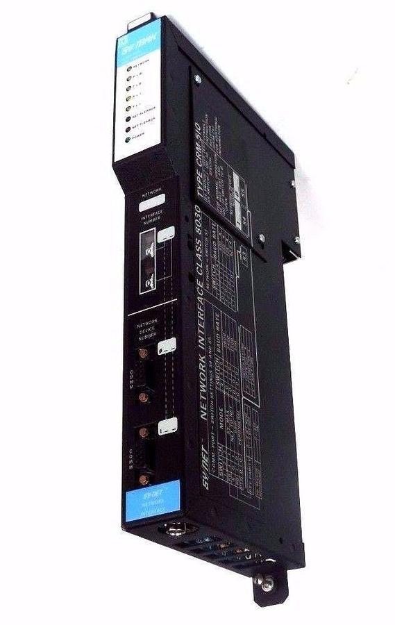 Used NEW SQUARE D 8030-CRM510 NETWORK INTERFACE MODULE SER H2 REV 5.00 30608-502-50