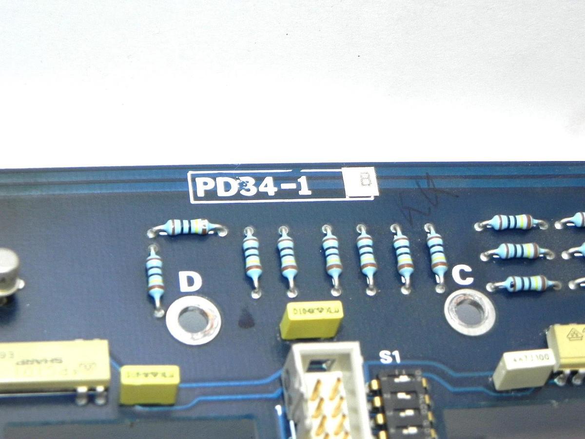 Used EGS AMICON PD34-1 CIRCUIT BOARD DRIVE POWER DISTRIBUTION PD341