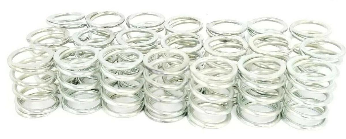LOT OF 21 NEW GENERIC 8217 CLAMP-MOUNT SPRINGS 1-1/4'' IN. OAL 15/16'' IN. OD