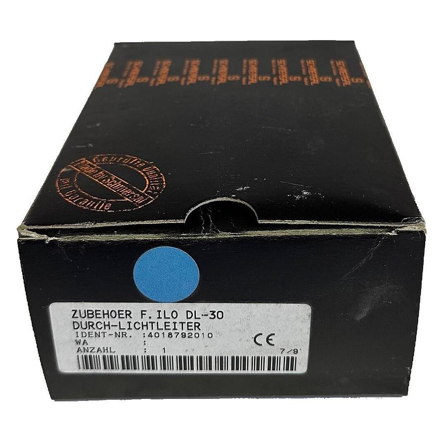 Used NEW SCHMERSAL DL-30 / DL30 FIBER OPTIC THROUGH LIGHT GUIDE 4018792010