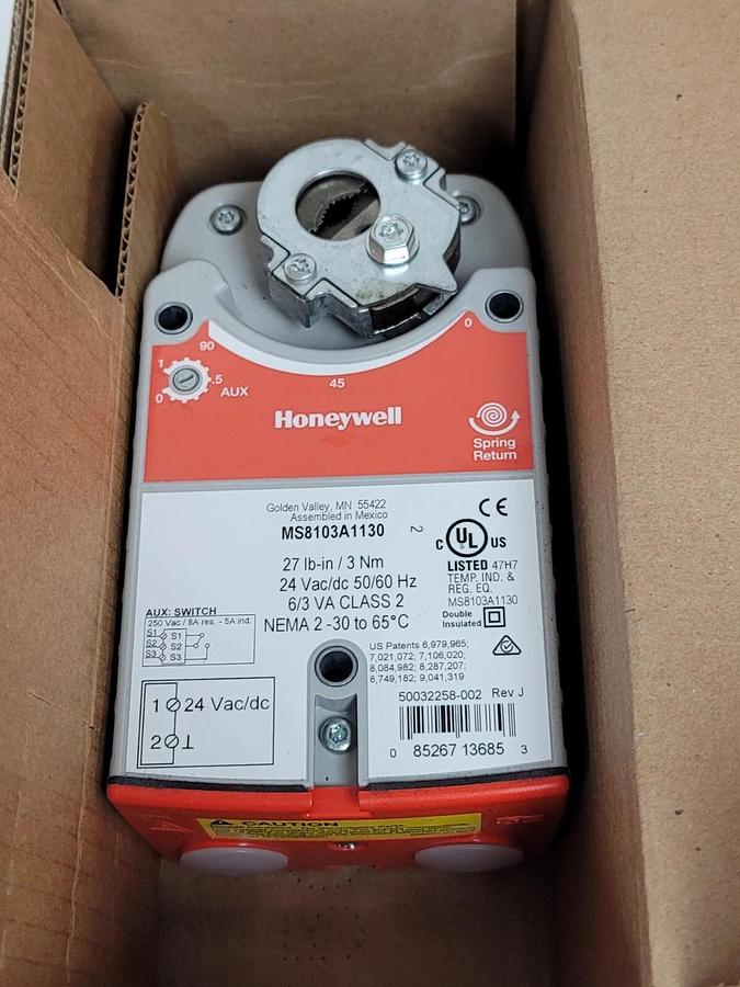 Used NEW IN BOX HONEYWELL MS8103A1130 DIRECT COUPLED ACTUATOR