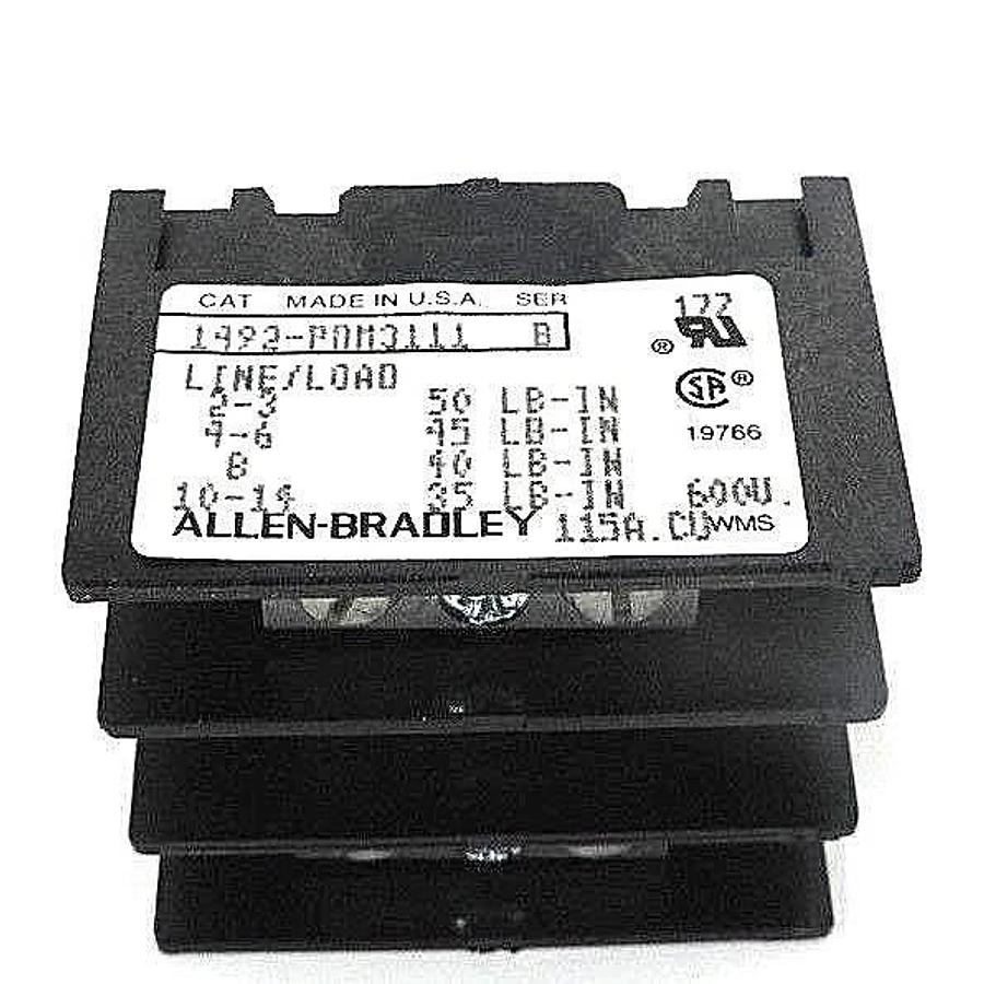 Used NIB ALLEN BRADLEY 1492-PDM3111 POWER BLOCK 1492PDM3111, SER. B