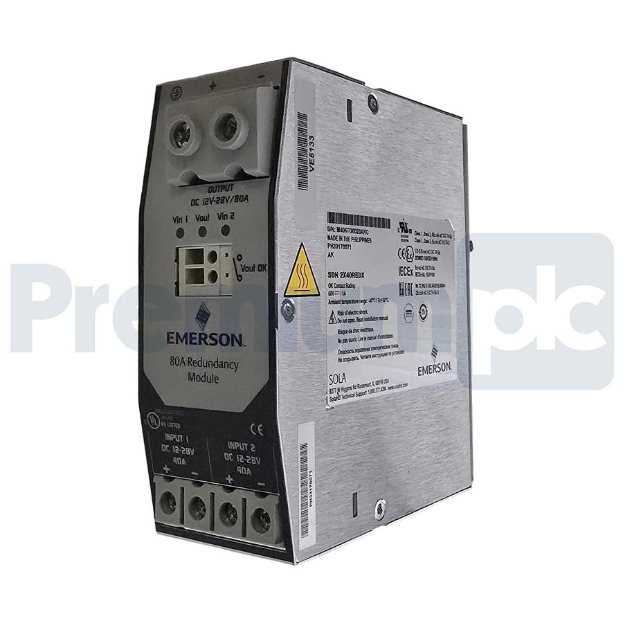 Emerson DeltaV SolaHD VE5133 | SDN2X40REDX-EPM Power Supply 12-28VDC 80A NSMP