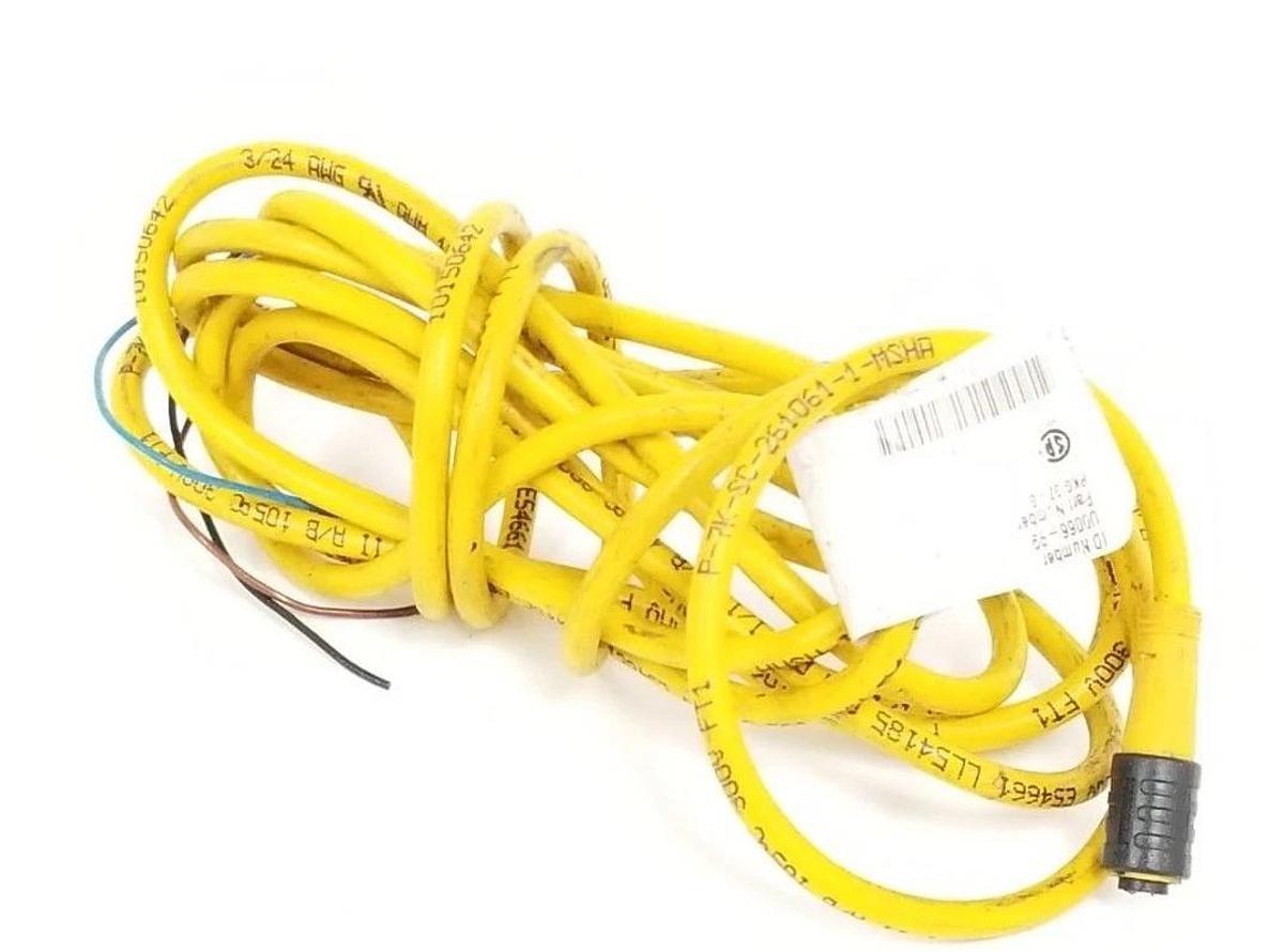 Used TURCK PKG 3Z-6 CABLE CORDSET U0066-99 PKG3Z6