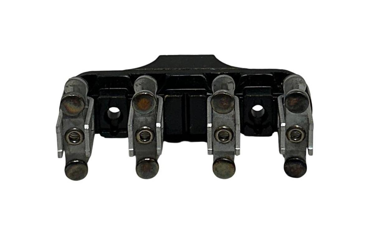Used 5 ALLEN BRADLEY X-217703 / X217703 CROSS BAR ASSEMBLIES 4-POLE BLACK OPEN NSMP