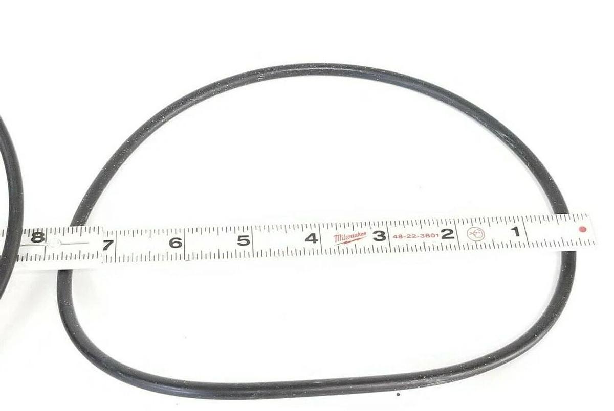 LOT OF 4 NEW METRIC BUNA G-180 O-RINGS, 0672-THMF, 179.3 X 5.7 MM