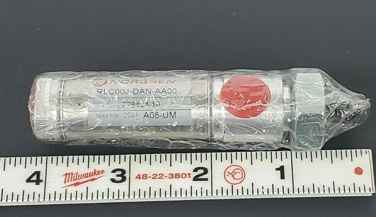 Used NEW NORGREN RLC00J-DAN-AA00 CYLINDER RLC00JDANAA00 PSI 250, A08-UM