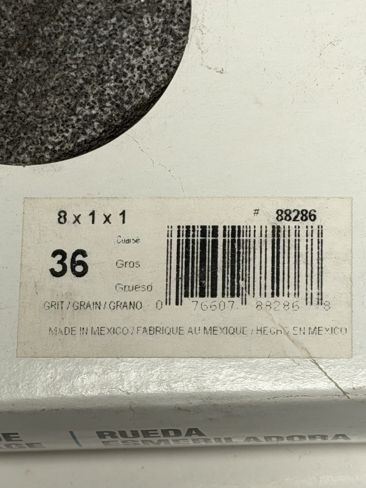 NEW NORTON 88286 GENERAL PURPOSE GRINDING WHEEL 36 GRIT 8X1X1