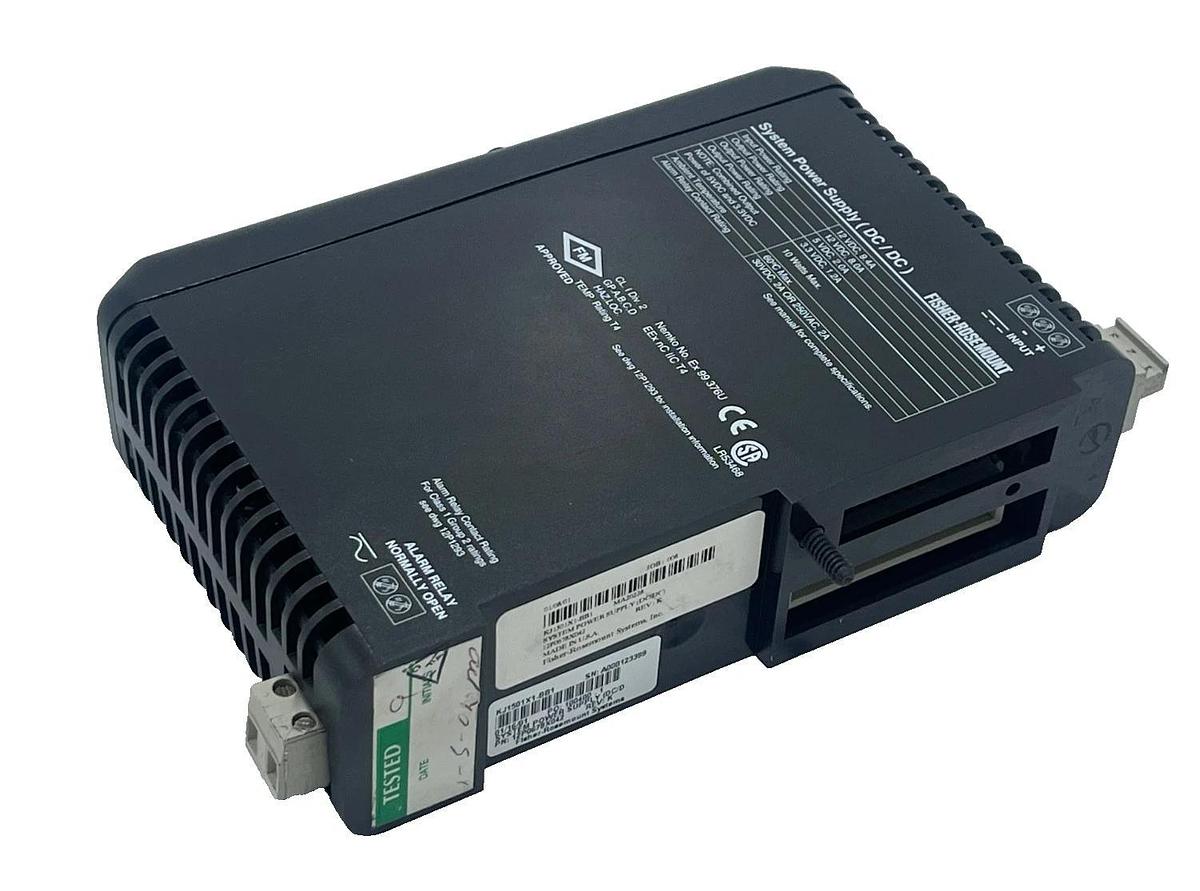 Fisher Rosemount DeltaV KJ1501X1-BB1 Power Supply | 12P0678X042 REV K | VE5002