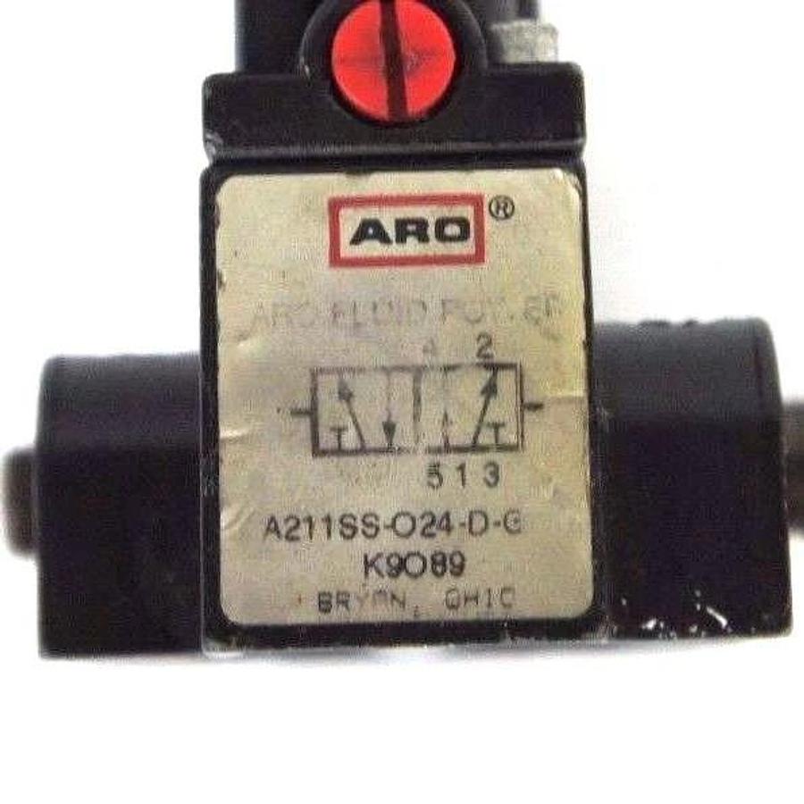 Used ARO INGERSOLL-RAND A211SS-O24-D-G 1/8 AIR VALVE A211SS-024-D-G, A211SS024DG