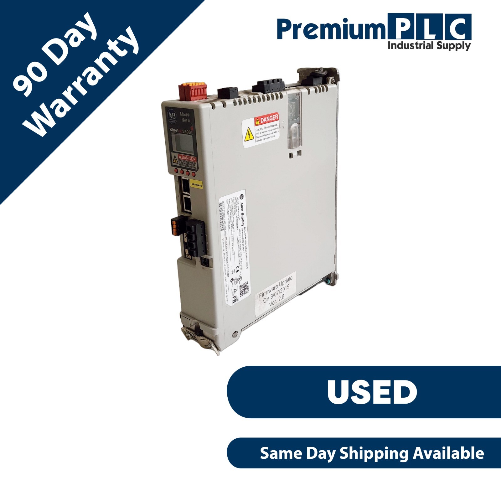 Used USED ALLEN BRADLEY 2198-H025-ERS /A KINETIX 5500 SERVO DRIVE 20Apk 2198H025ERS