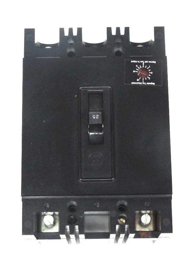 NIB WESTINGHOUSE 2606D95G12 DE-ION CIRCUIT BREAKER 600VAC, 250VDC, 25AMP, 2POLE
