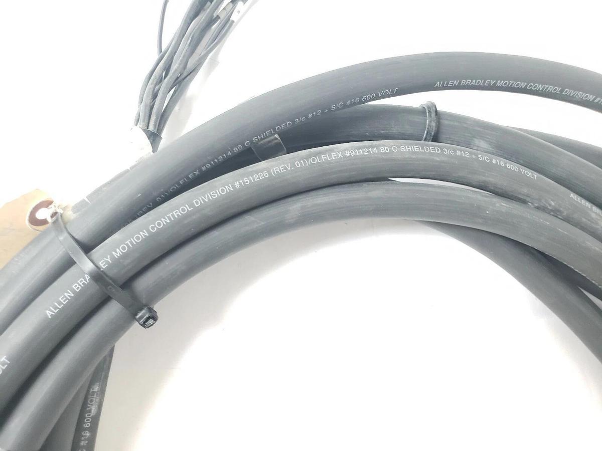 Used ALLEN BRADLEY 1326-CPABT-50 POWER CABLE 148760 151226 1326CPABT50, 50FT