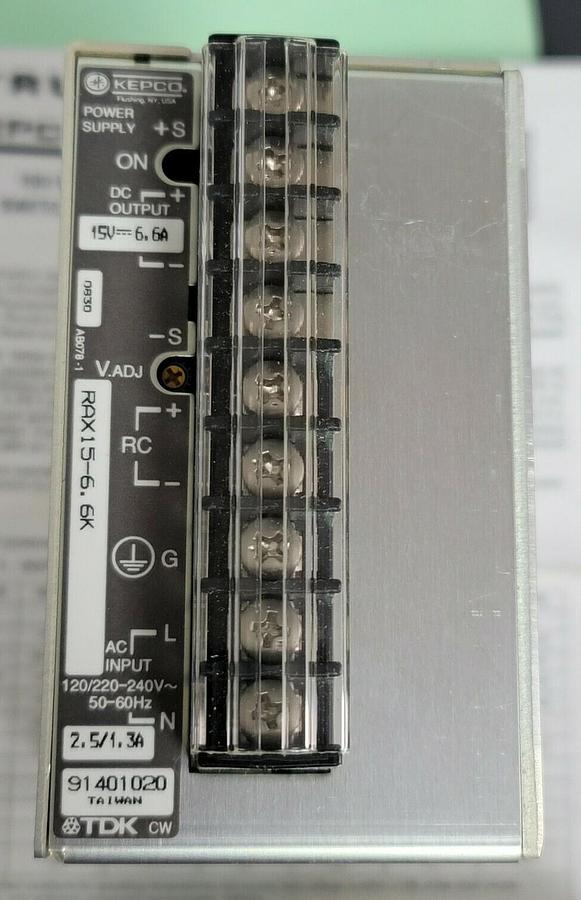 NIB KEPCO RAX15-6.6K POWER SUPPLY RAX1566K