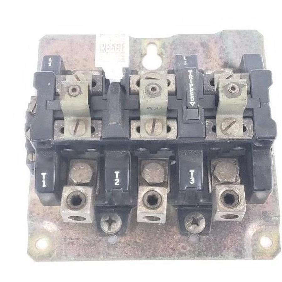 Used ALLEN BRADLEY 592-DOV16 OVERLOAD RELAY SER. B W/ (3) W70 HEATER ELEMENTS
